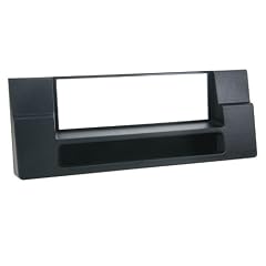 Radioblende BMW E39 5er E53 X5 mit Ablage black slim Version