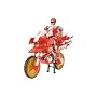 Power Rangers Operation Overdrive Trans-Cycle with Power Ranger - ZordTek with Red Ranger