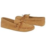 Minnetonka Men's Leather Laced Softsole Moccasin