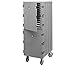 Cambro 1826DTC131 Camcart Dark Brown 18" x 26" 2-Compartment Cart