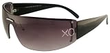 XOXO - XOXO Women's Semi-Rimless Frame Shield Sunglasses