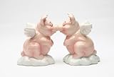 When Pigs Fly Hog Heaven Magnetic Salt & Pepper Shaker Set S/P