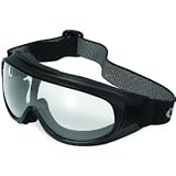 Motorcycle Riding Goggles Clear They Are Vented To Help Prevent Fogging Shatterproof Polycarbonate Lenses Also Great for Paintball Airsoft Hunting Shooting Skeet Target Practice One Piece Lens Design