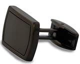 CleverEve's Stainless Steel Black CuffLinks