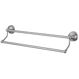 Buy Kingston Brass BA116318SN Vintage 18-Inch Double Towel Bar, Satin Nickel by Kingston Brass