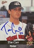 Tim Carr, Capital City Bombers - Mets Affilitate Autographed Card