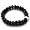 Armband für Charms aus schwarzen Glassteinen