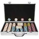 Review Stacks and Stacks  / 400 Pharaoh's Club Poker Chips - with Aluminum Case (Multicolored) (6