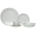Fiesta 20-Piece, Service for 4 Dinnerware Set, White
