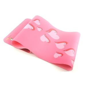 MosaBee Eco-Friendly yoga mat, bPlayful - Love, 6mm thickness