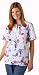 AngelStat Keyhole Neckline Scrub Top - Ciel Blue, Extra Small - 1 ea