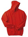NEW Gildan Ultra Cotton - Pullover Hooded Sweatshirt Red-XL