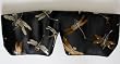 Black Dragonfly Silk Sleep Mask by Jane Inc.