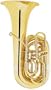 Jupiter 582 Concert Series 4-Valve 4/4 BBb Tuba Lacquer