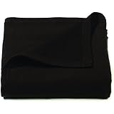 Solid Color Jersey Fleece Throw Blanket