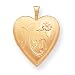 10k Black Hills Gold 14k Gold-Filled Mom With Flower Locket