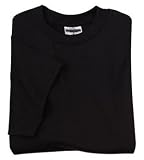 JERZEES - 50/50 Cotton/Poly T-Shirt Black-L