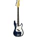 Search : 43" Transparent Blue Electric Bass with Carrying Bag and Accessories