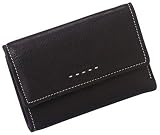 Fossil Womens Leather Multifunction Wallet - Pop Stitch Mulitfunction (Color: Black)