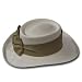 PLANTER BELLA Panama Straw Hat KHAKI BAND Womens
