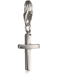 VINANI brand Germany 925 Sterling Silver Charm Pendant small plain Cross matte/shiny HKRK