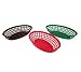 Fast Food Basket, oval, red (1 Dozen/Unit)