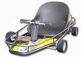 Scooterx 49cc Power Kart - Gas Powered Gokart - Black