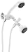 Delta Faucet 75410WH Four-Spray Hand Shower and Shower Head Combo, White