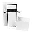 Jean M. Tea-Length Invitation Kit - Black/ White