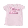 I'm With the Band Design Girl's Infant T-Shirt (Pink) - 6 Months