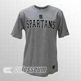 Michigan State Licensed Embroidered Logo T-Shirt