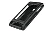 High Quality RUBBER FEEL Black Snap-On Cover Hard Crystal Case Cell Phone Protector for LG DARE / 9700