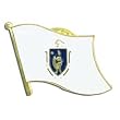 Massachusetts Flag Lapel Pin