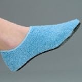 Foot Slippers, Rubber Sole, Low Top, Light Blue, XL Foot Slippers, Rubber Sole, Low Top, Light Blue, XL