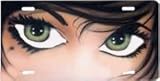 AIRBRUSHED LICENSE PLATES -EYES LICENSE PLATE - #676