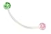 Maternity Piercings 5/5 Glitter Sports or Pregnancy Flexible Belly Ring
