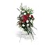 Sympathy White and Red Flowers Remembering Forever Image