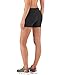 Under Armour Women's HeatGear Authentic Middy Shorts, Black (001)/Silver, Small