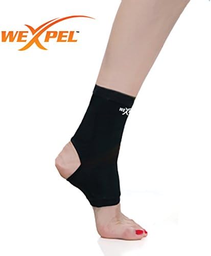 Wexpel™ Copper Infused Ankle Compression Sleeve - Relieve and Heal Stiff, Strained, Sore and Aching Joints in Your Foot - 2X-Large