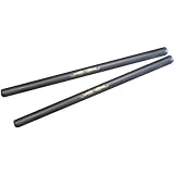 Gungfu Foam Practice Escrima Stick 2-Set w Free B F Heart Sticker Bundle - Black Size 26 
