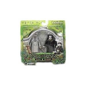 Lord of the Rings Mini Mates Saruman and Wormtongue Set by 