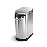 Simplehuman Pet Food Storage Can, Brushed Stainless Steel