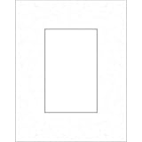 Savage ProMatte, Single 11 x 14 Photo Mat with 8 x 10 Opening, Bevel Cut, Acid Free, Single Color: Pebbled White