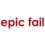 epic fail Decal Sticker