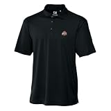 NCAA Men's Ohio State Buckeyes Black Drytec Genre Polo
