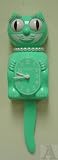 Review   / Turquoise Green Kit Kat Pendulum Cat Wall Clock