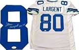 Steve Largent Autographed Seattle Seahawks Jersey
