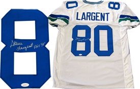 Steve Largent Autographed Seattle Seahawks Jersey