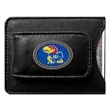Kansas Jayhawks NCAA Logo Card/Money Clip Holder (Leather)