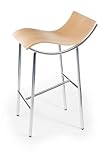 OFFI Arp Stool in Natural Wood - 24 inch